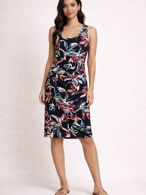 T Tahari Floral Midi Dress S/P NWT